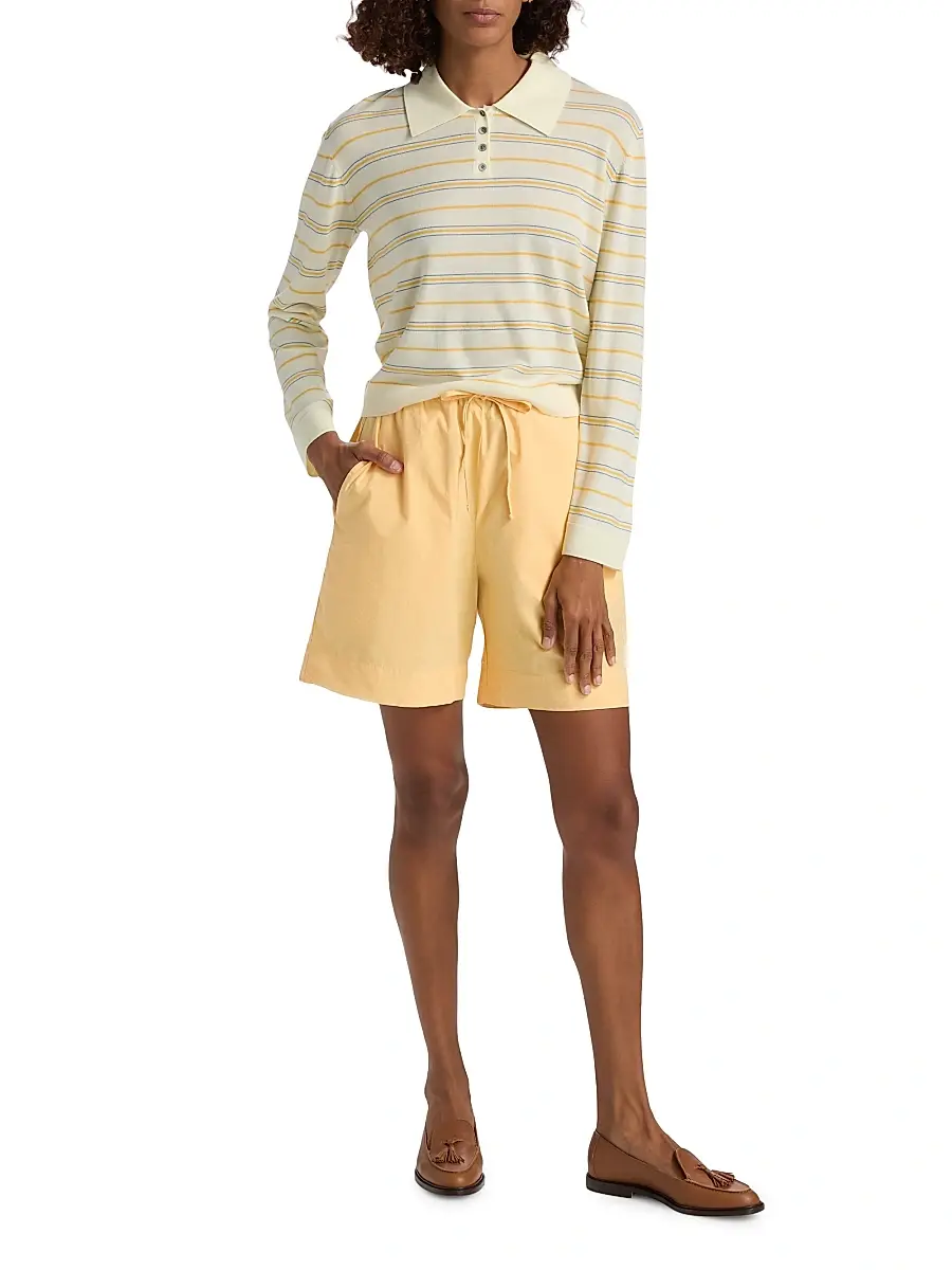 LESET Women's Kyoto Cotton Carpenter Shorts | Thumbnail 2