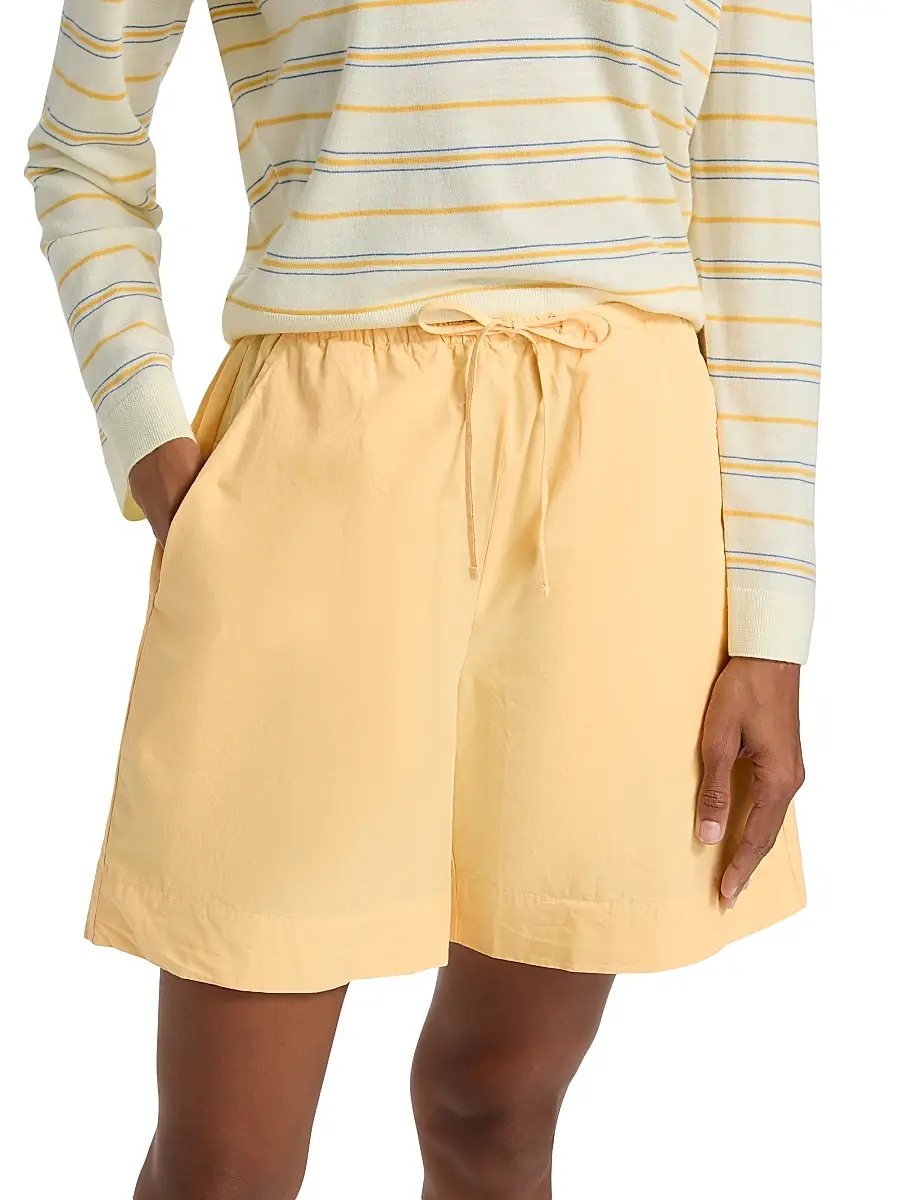 LESET Women's Kyoto Cotton Carpenter Shorts | Thumbnail 3