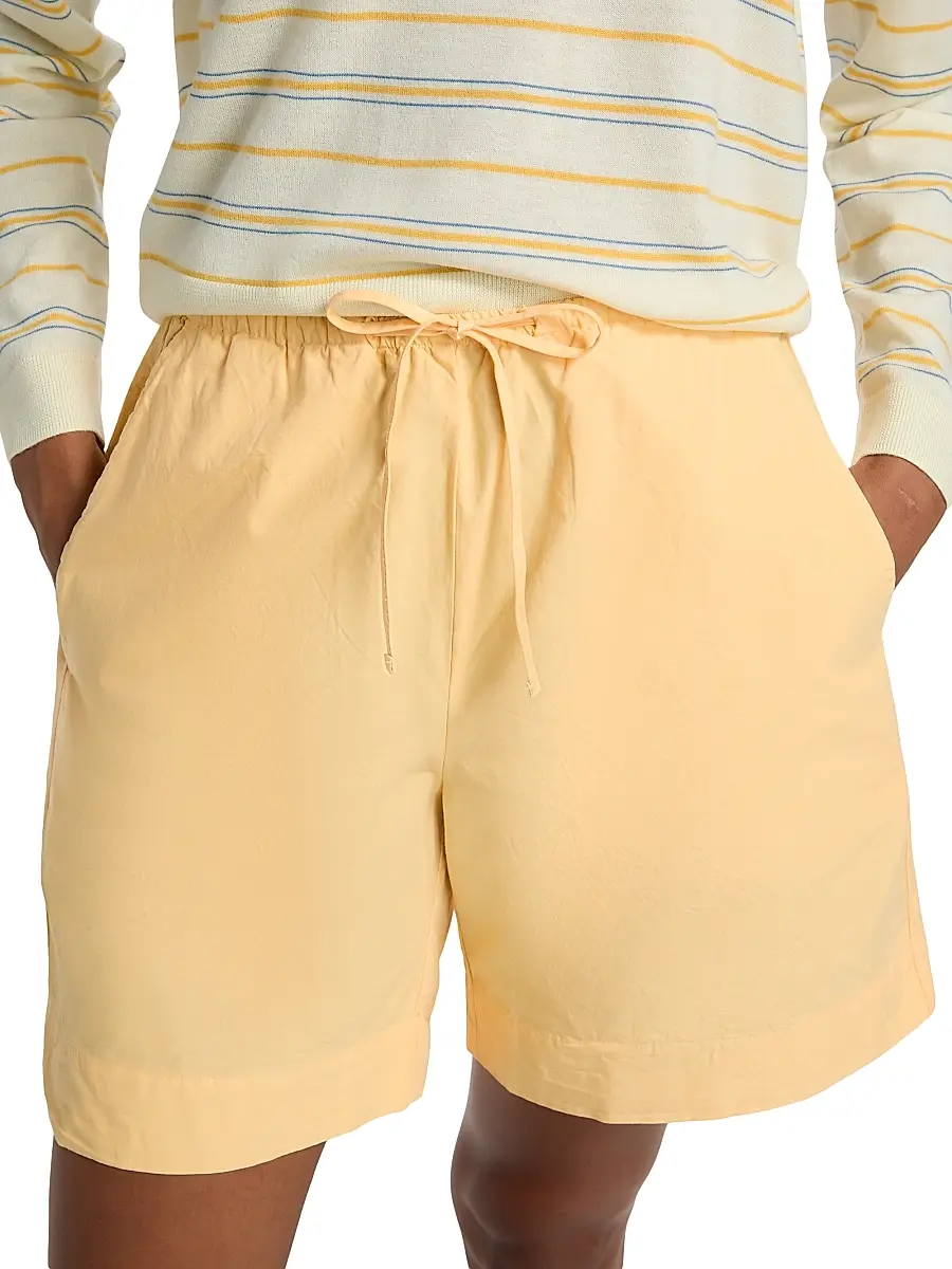 LESET Women's Kyoto Cotton Carpenter Shorts | Thumbnail 6