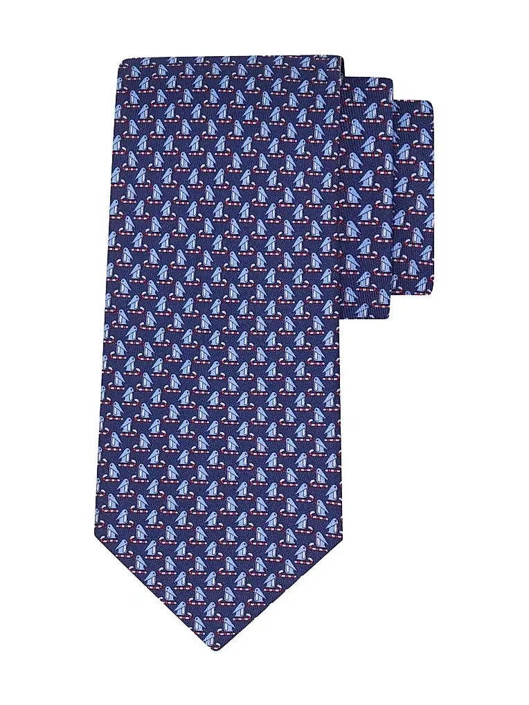 Men's Penguin Silk Tie Men's Penguin Silk Tie