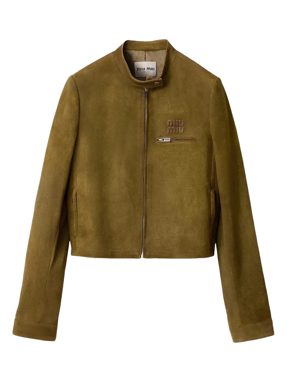 Miu Miu Women's Waxed Suede Jacket