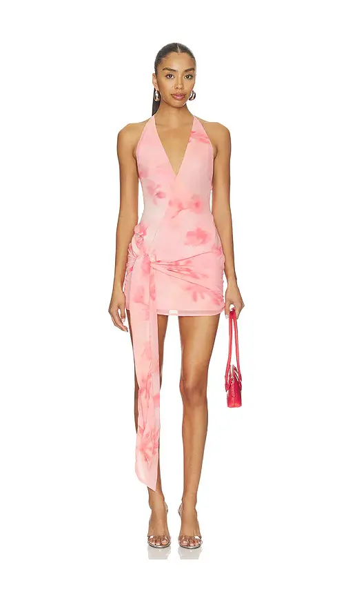 MORE TO COME Karter Wrap Mini Dress | Image 1 MORE TO COME Karter Wrap Mini Dress | Image 1