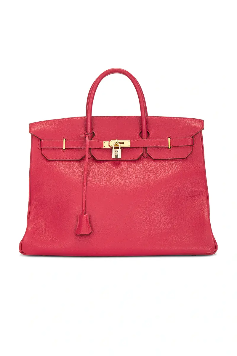 HERMÈS 1992 Fjord Birkin 40 Retourne Handbag | Thumbnail 3 HERMÈS 1992 Fjord Birkin 40 Retourne Handbag | Thumbnail 3