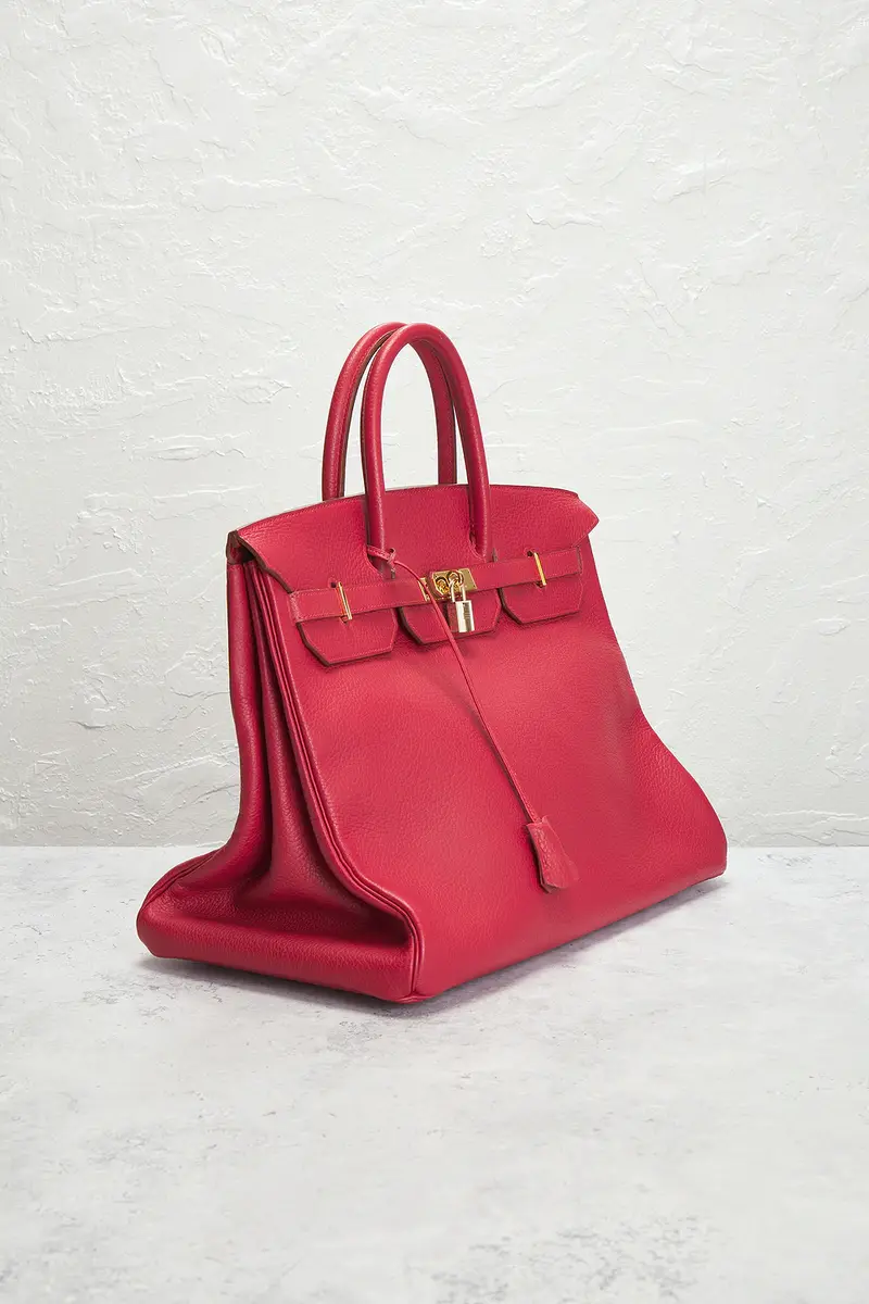 HERMÈS 1992 Fjord Birkin 40 Retourne Handbag | Thumbnail 6 HERMÈS 1992 Fjord Birkin 40 Retourne Handbag | Thumbnail 6