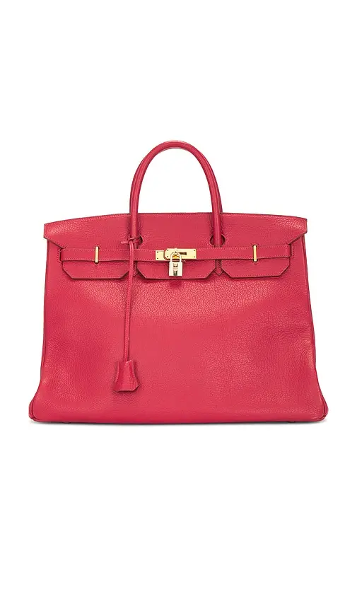 FWRD Renew Hermes 1992 Fjord Birkin 40 Retourne Handbag | Image 1 FWRD Renew Hermes 1992 Fjord Birkin 40 Retourne Handbag | Image 1