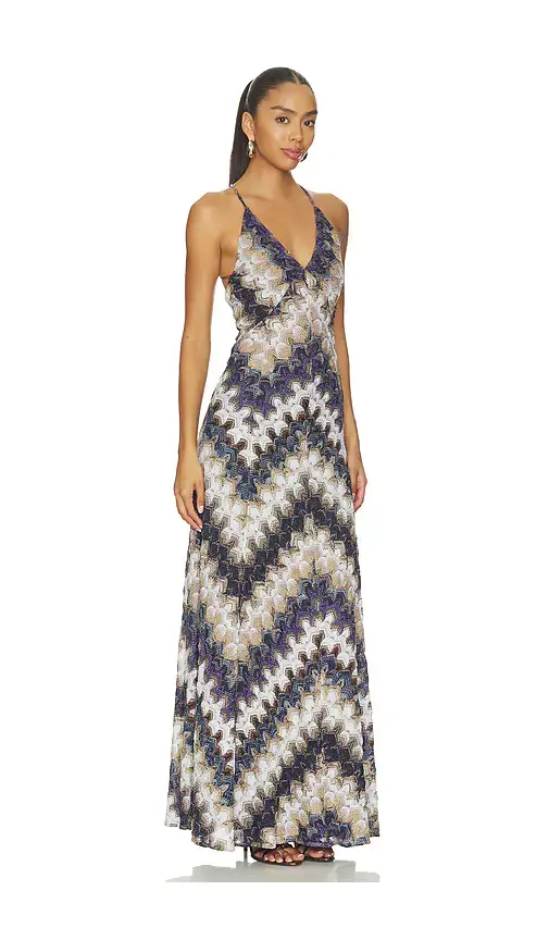 Missoni Sleeveless Long Dress | Thumbnail 2 Missoni Sleeveless Long Dress | Thumbnail 2