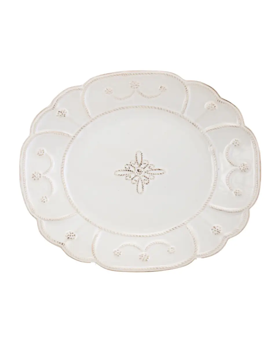 Juliska Jardins du Monde Dessert/Salad Plate - Whitewash | Thumbnail 2