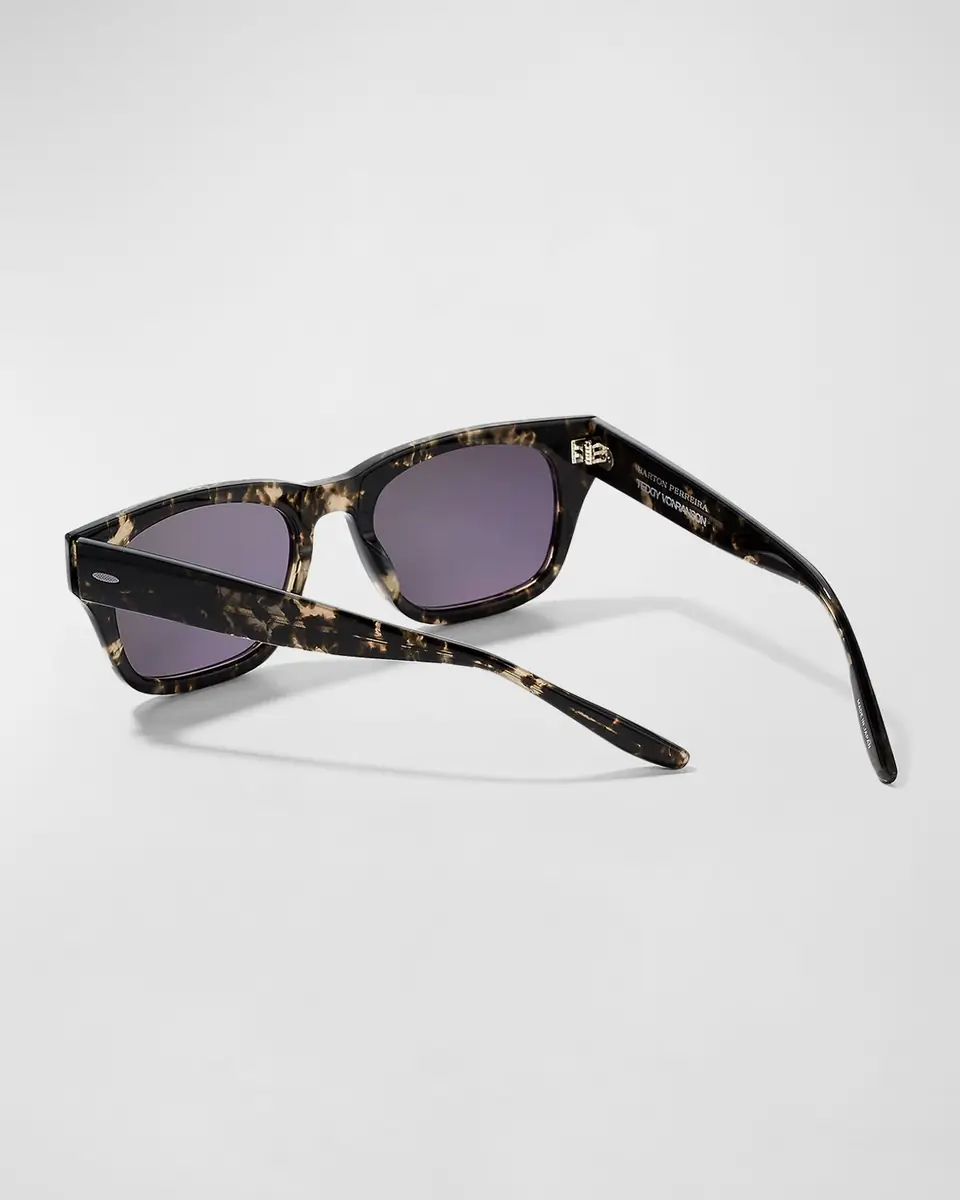 Barton Perreira Men's Domino Rectangle Sunglasses | Thumbnail 2 Barton Perreira Men's Domino Rectangle Sunglasses | Thumbnail 2