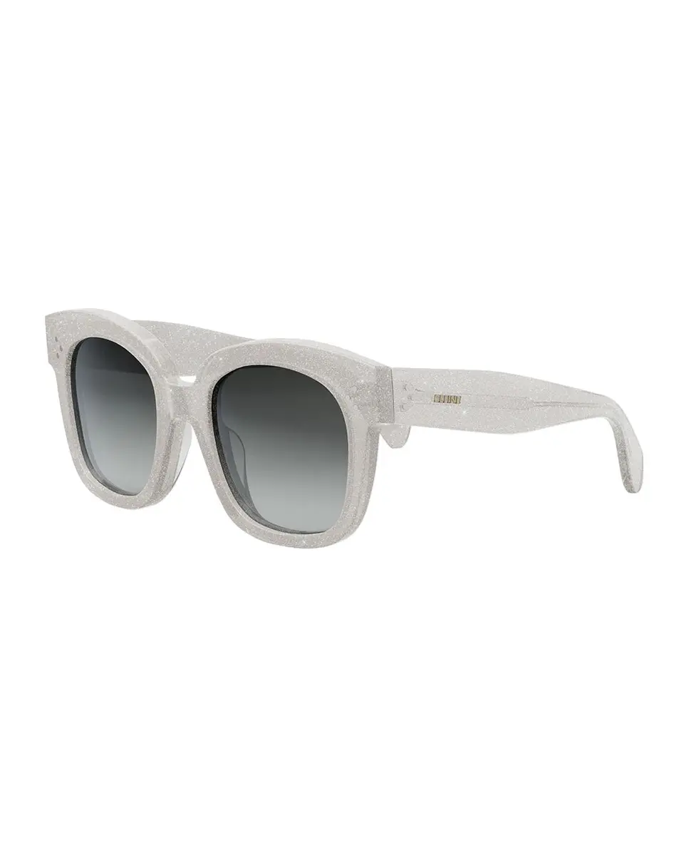 CELINE Glittery Bold Acetate Square Sunglasses | Thumbnail 3 CELINE Glittery Bold Acetate Square Sunglasses | Thumbnail 3