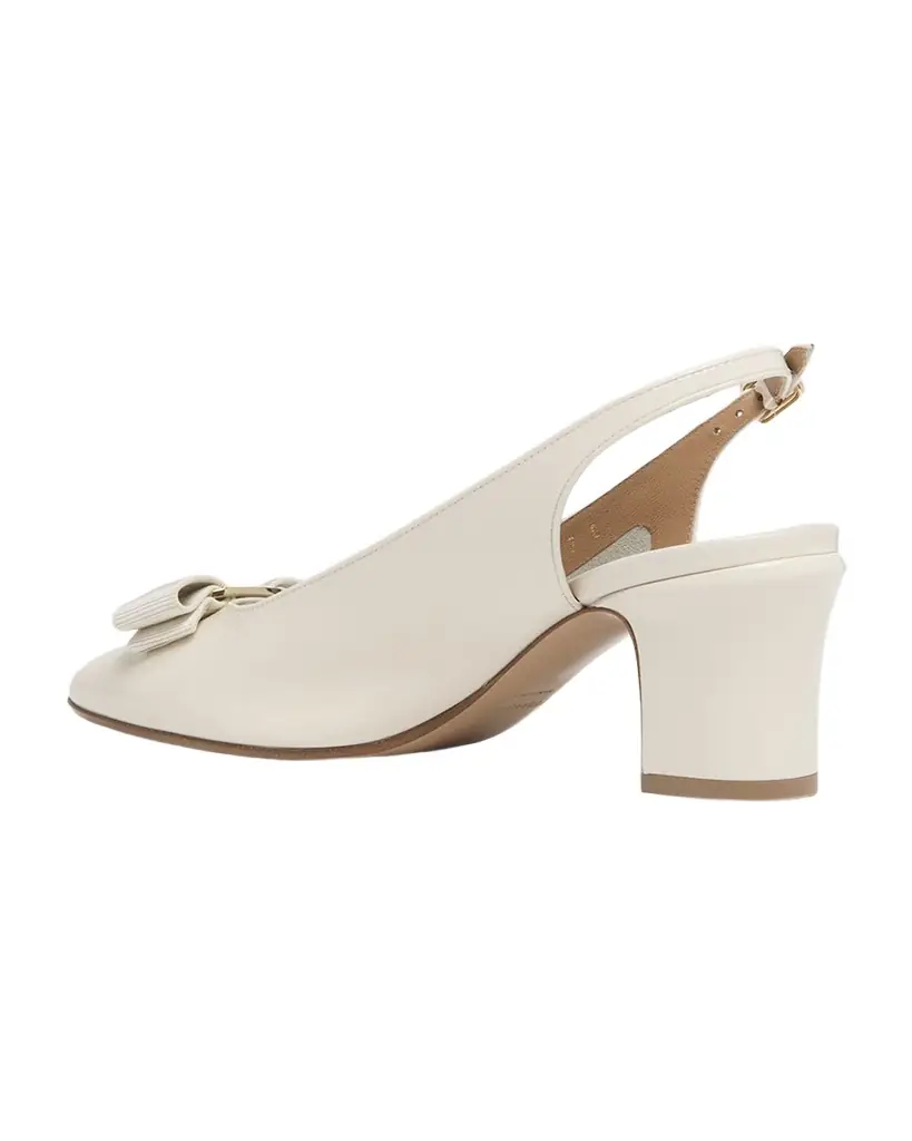 Ferragamo 55mm Vetty Patent Leather Slingback Pumps | Image 1 Ferragamo 55mm Vetty Patent Leather Slingback Pumps | Image 1