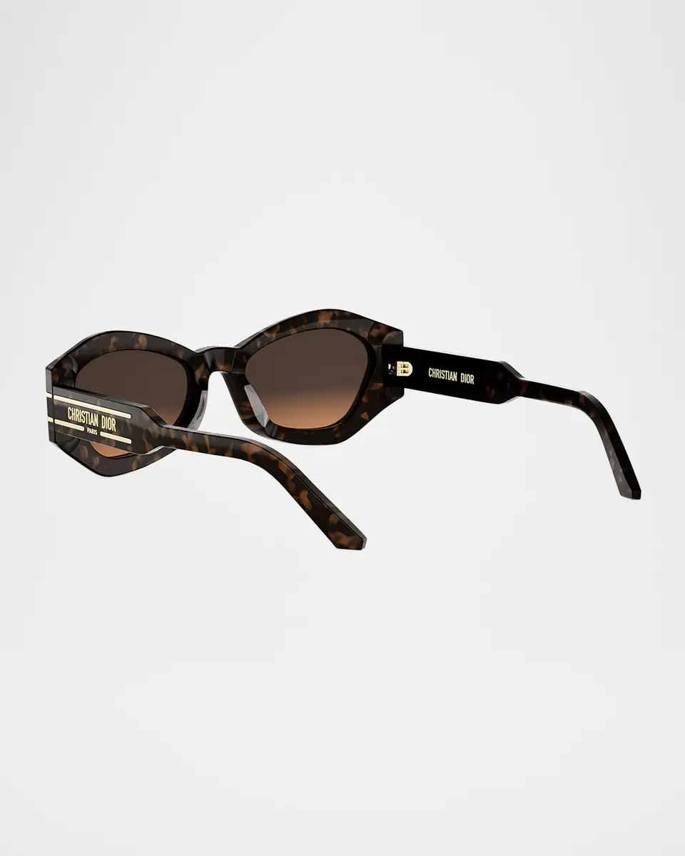 Dior DiorSignature B1U Acetate Butterfly Sunglasses | Thumbnail 2