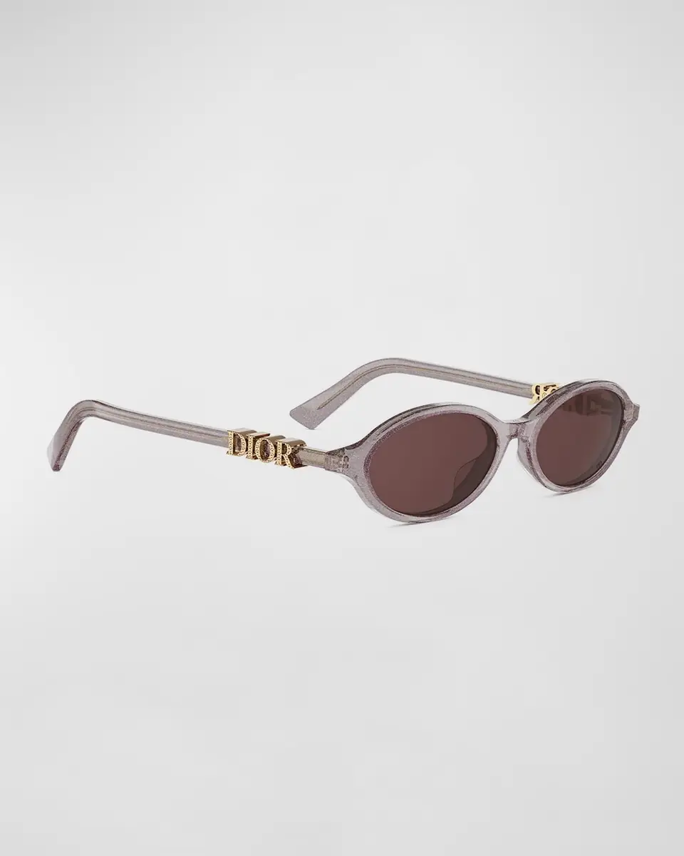 Dior DiorTreasure R1I Acetate Oval Sunglasses | Thumbnail 3 Dior DiorTreasure R1I Acetate Oval Sunglasses | Thumbnail 3