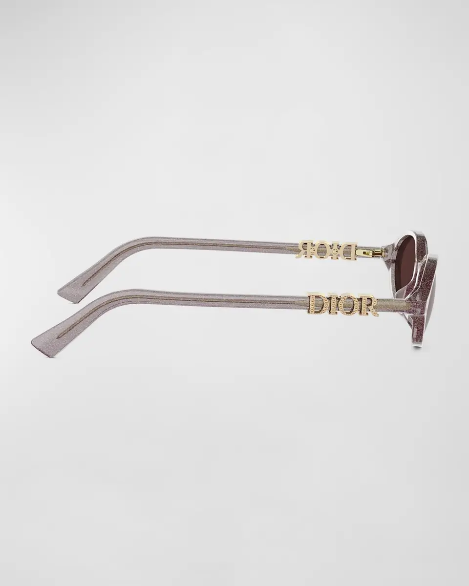 Dior DiorTreasure R1I Acetate Oval Sunglasses | Thumbnail 4 Dior DiorTreasure R1I Acetate Oval Sunglasses | Thumbnail 4