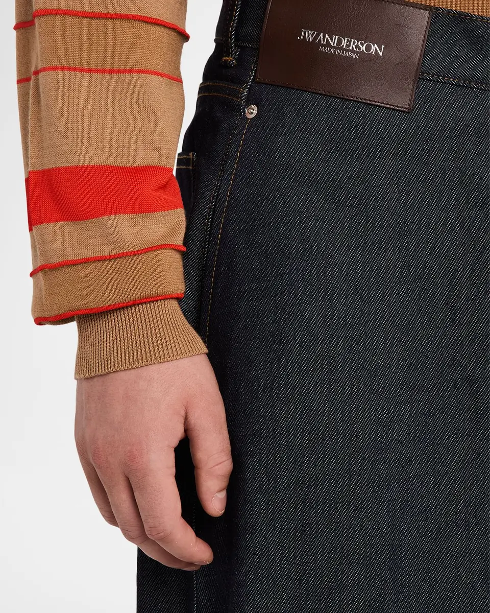 JW Anderson Men's Twisted Workwear Denim Jeans | Thumbnail 4 JW Anderson Men's Twisted Workwear Denim Jeans | Thumbnail 4