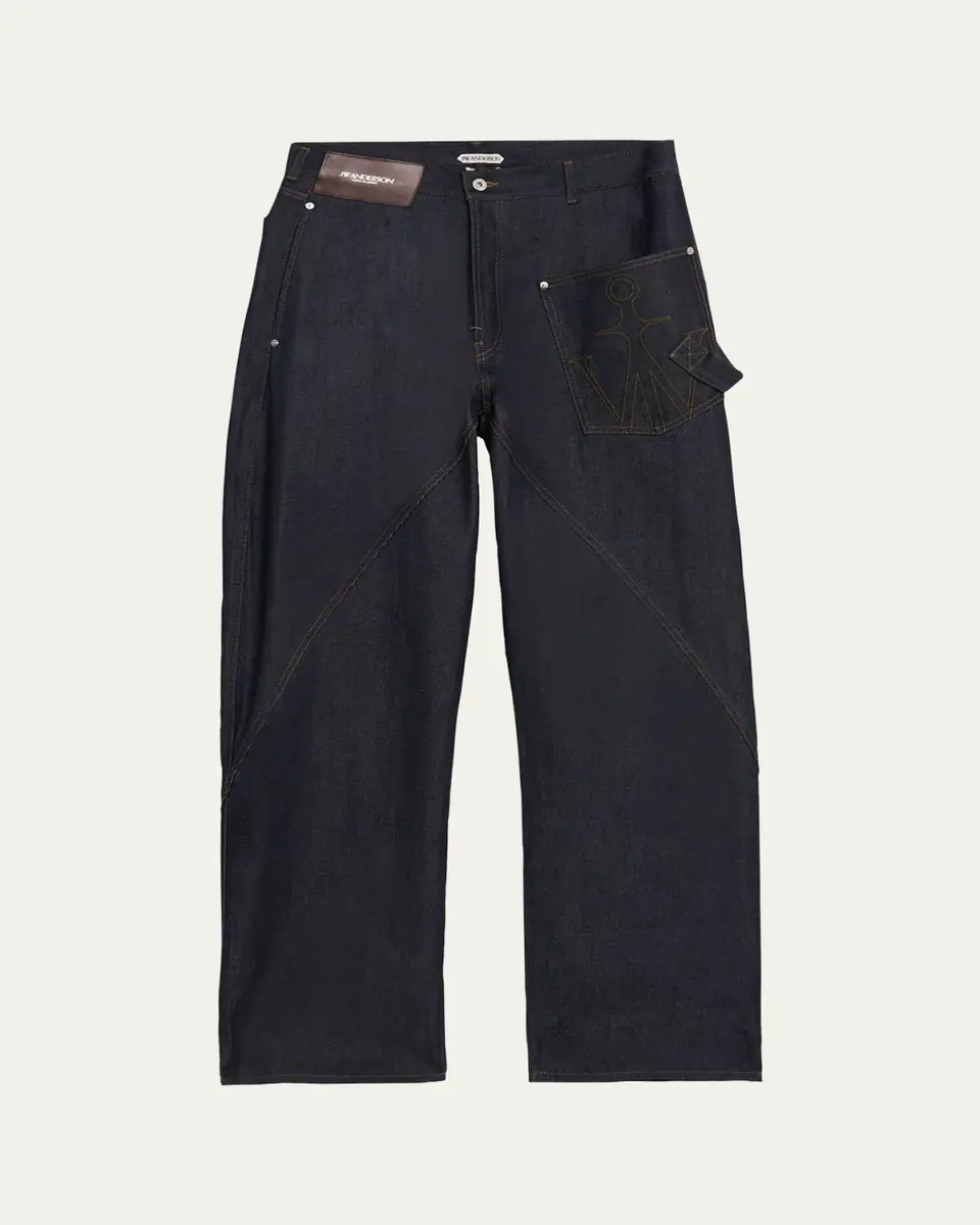 JW Anderson Men's Twisted Workwear Denim Jeans | Thumbnail 5 JW Anderson Men's Twisted Workwear Denim Jeans | Thumbnail 5
