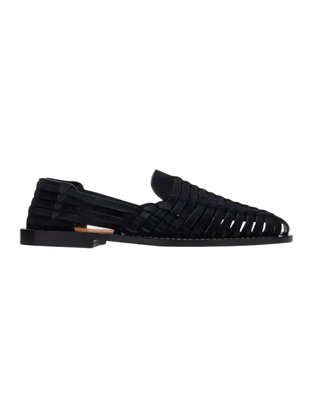 Men's Woven Suede Sandals