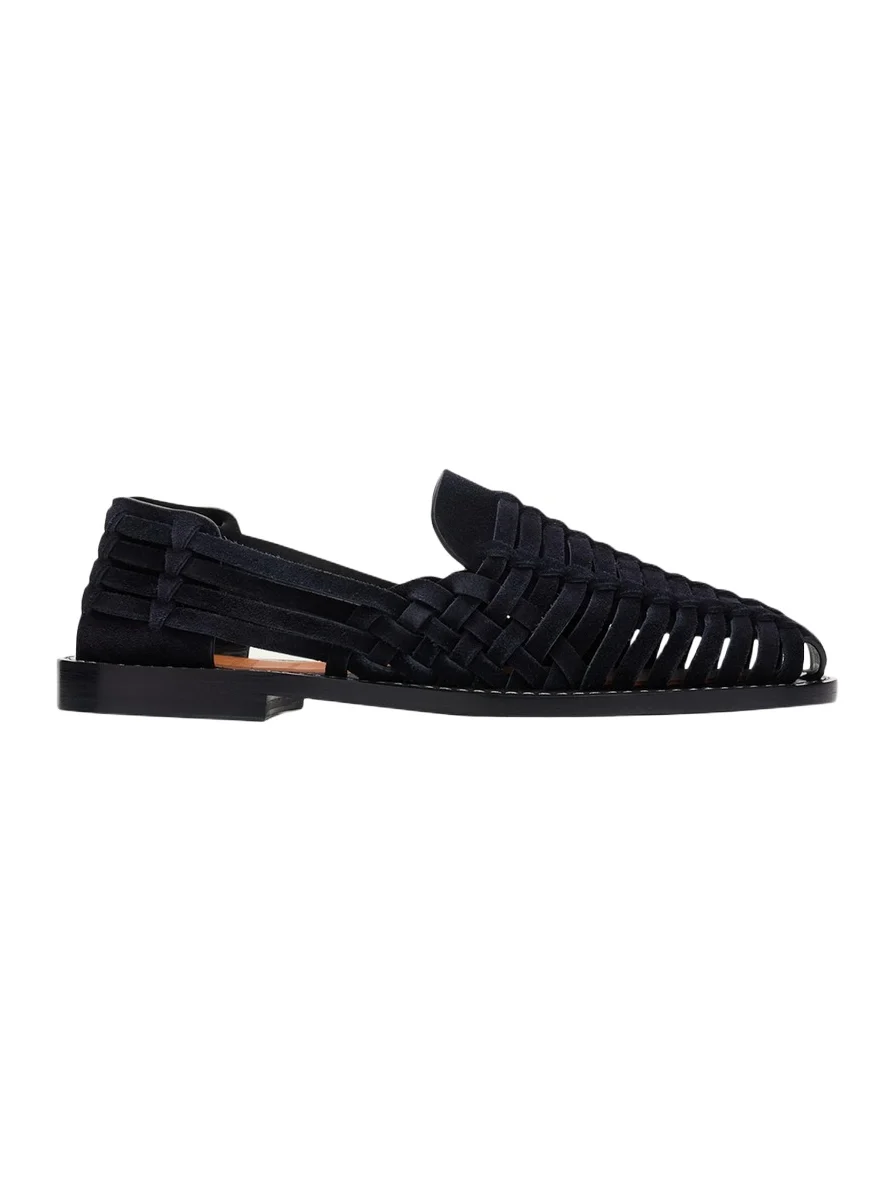 Men's Woven Suede Sandals