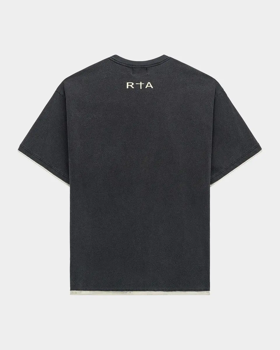 RTA Men's Elian Double Layered T-Shirt | Thumbnail 2 RTA Men's Elian Double Layered T-Shirt | Thumbnail 2