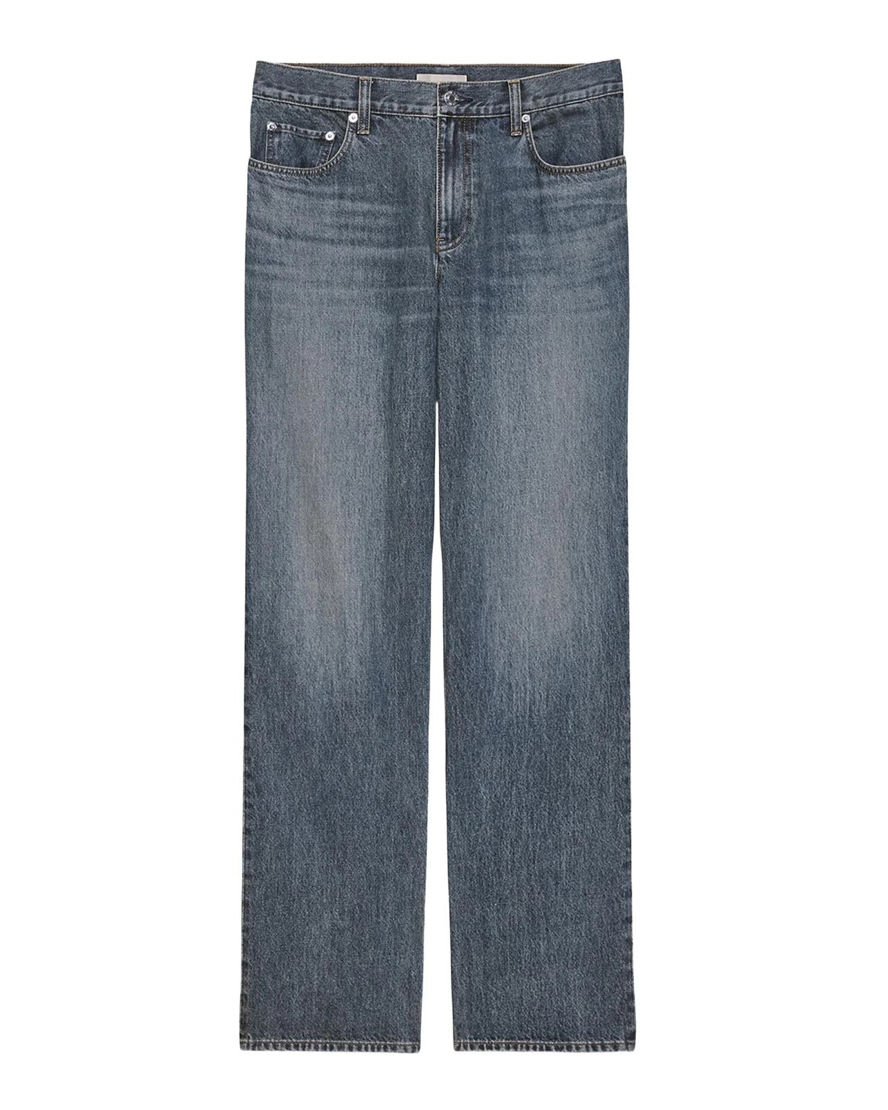 Men's Wardrobe Wide-Leg Denim Jeans Men's Wardrobe Wide-Leg Denim Jeans