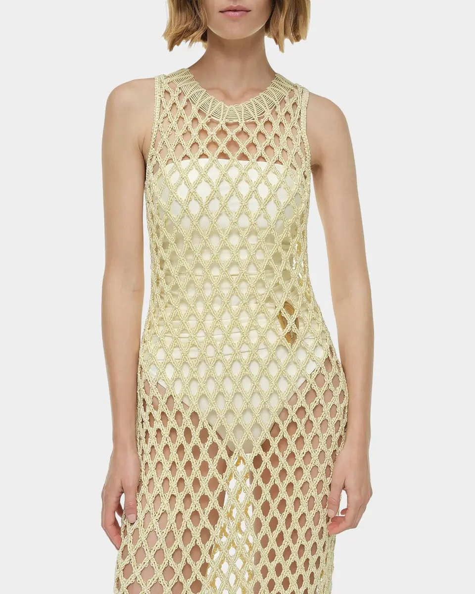 Simkhai Jensen Macrame Midi Dress | Thumbnail 4 Simkhai Jensen Macrame Midi Dress | Thumbnail 4