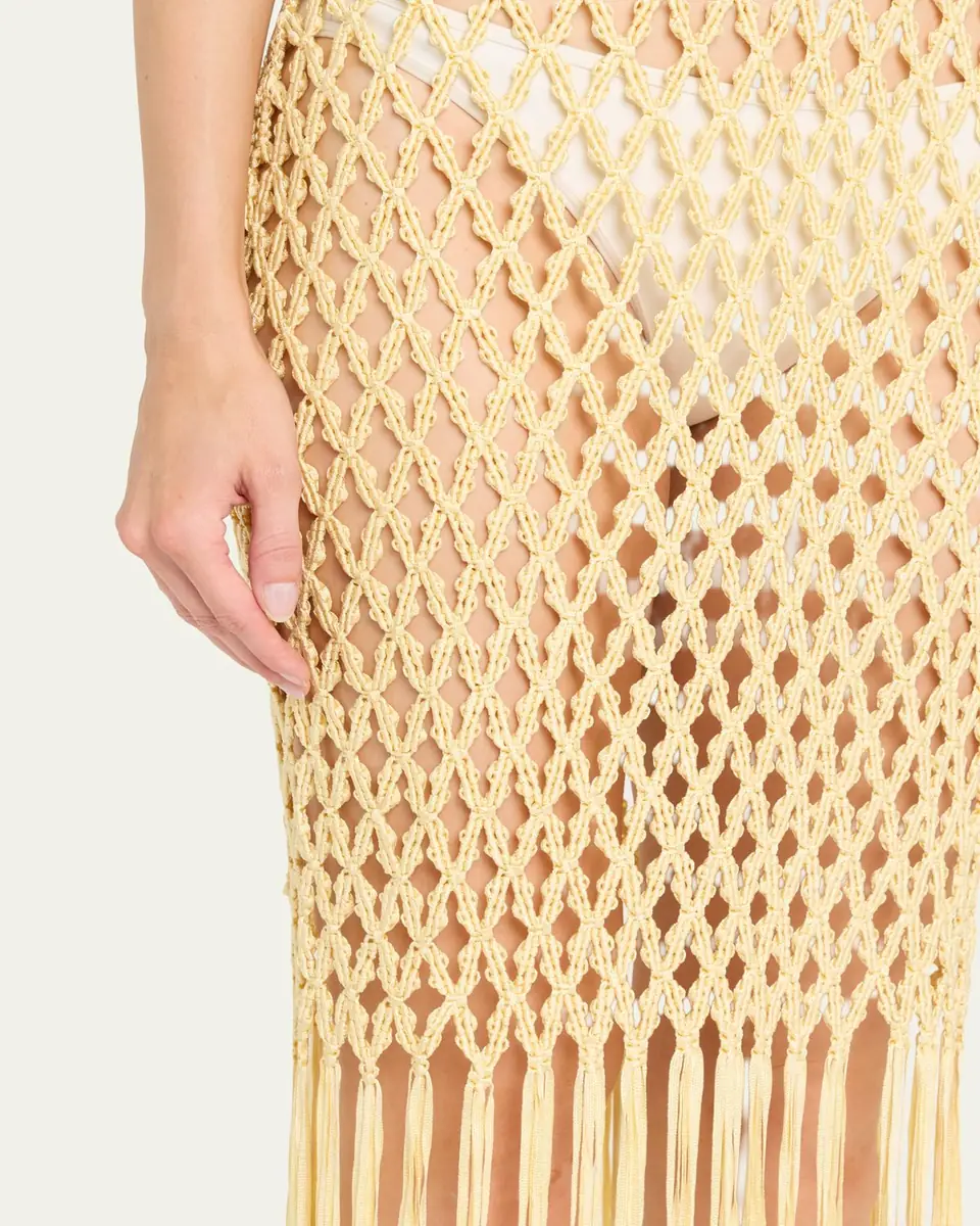Simkhai Jensen Macrame Midi Dress | Thumbnail 9 Simkhai Jensen Macrame Midi Dress | Thumbnail 9