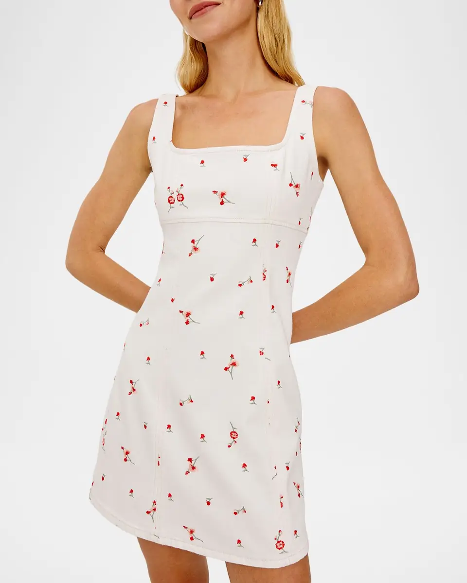 Rails Altadena Floral Cotton-Blend Minidress | Thumbnail 4