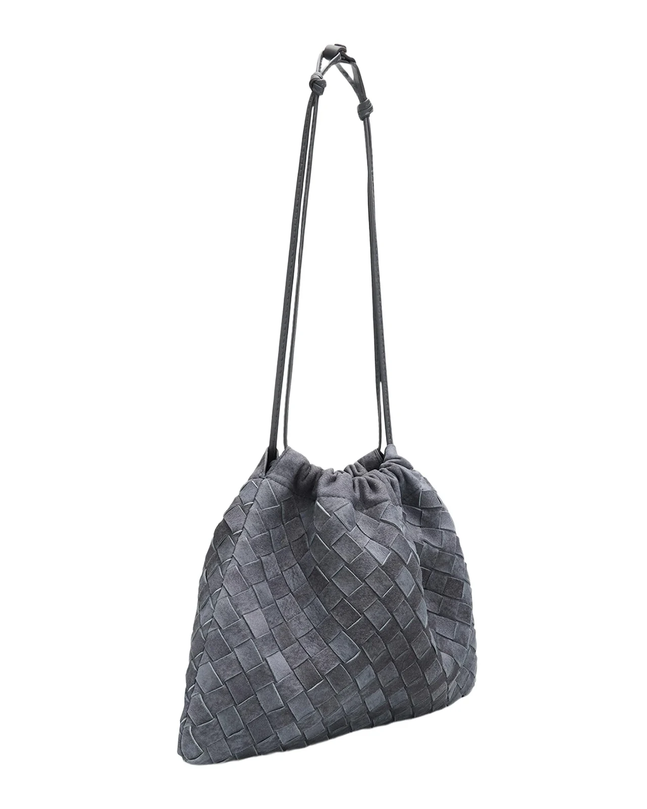 Bottega Veneta Medium Drawstring Suede Dustbag