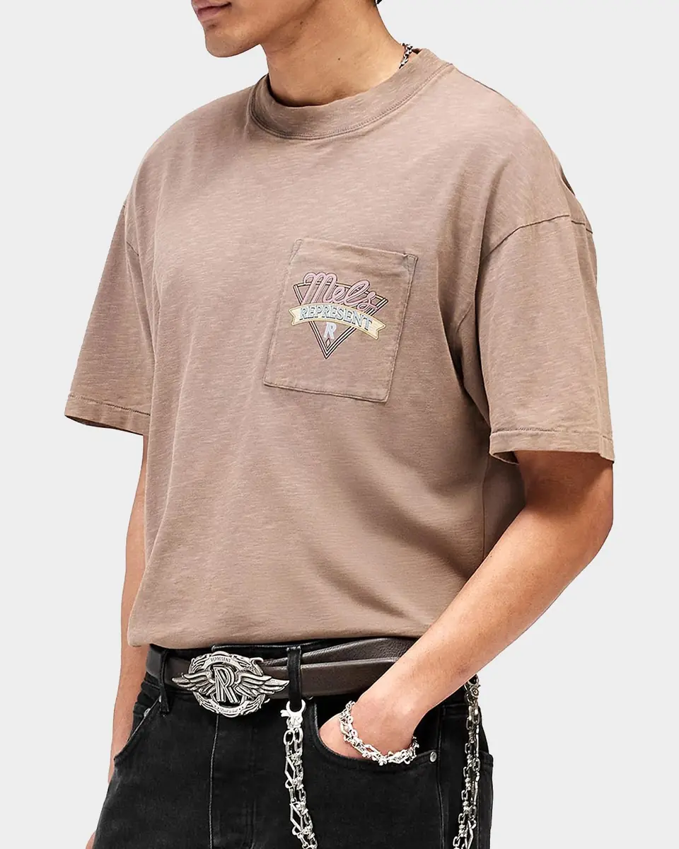 Represent x Mel's Diner Men's Graphic T-Shirt | Thumbnail 4 Represent x Mel's Diner Men's Graphic T-Shirt | Thumbnail 4