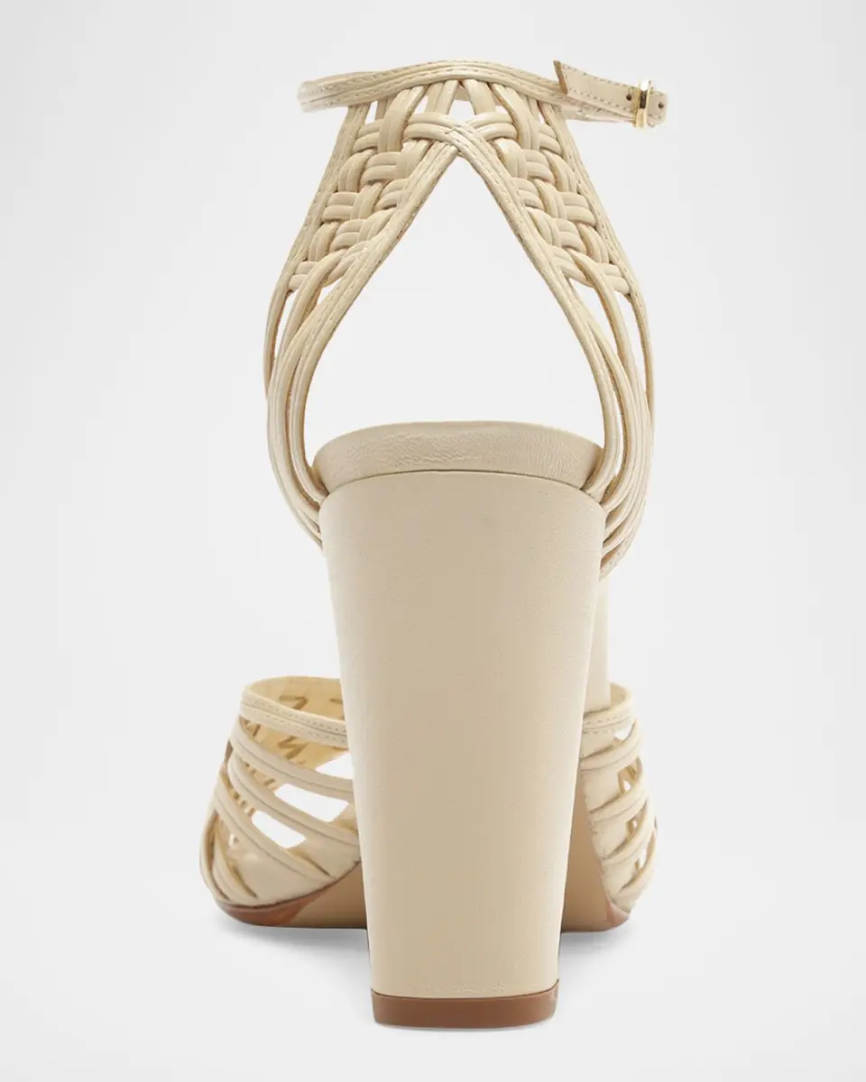 Alexandre Birman 90mm Lilian Woven Leather Sandals | Thumbnail 4
