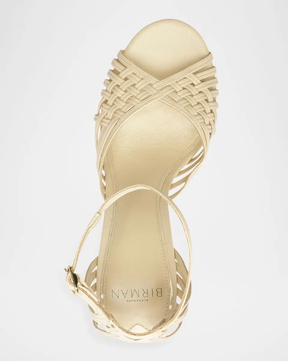 Alexandre Birman 90mm Lilian Woven Leather Sandals | Thumbnail 5