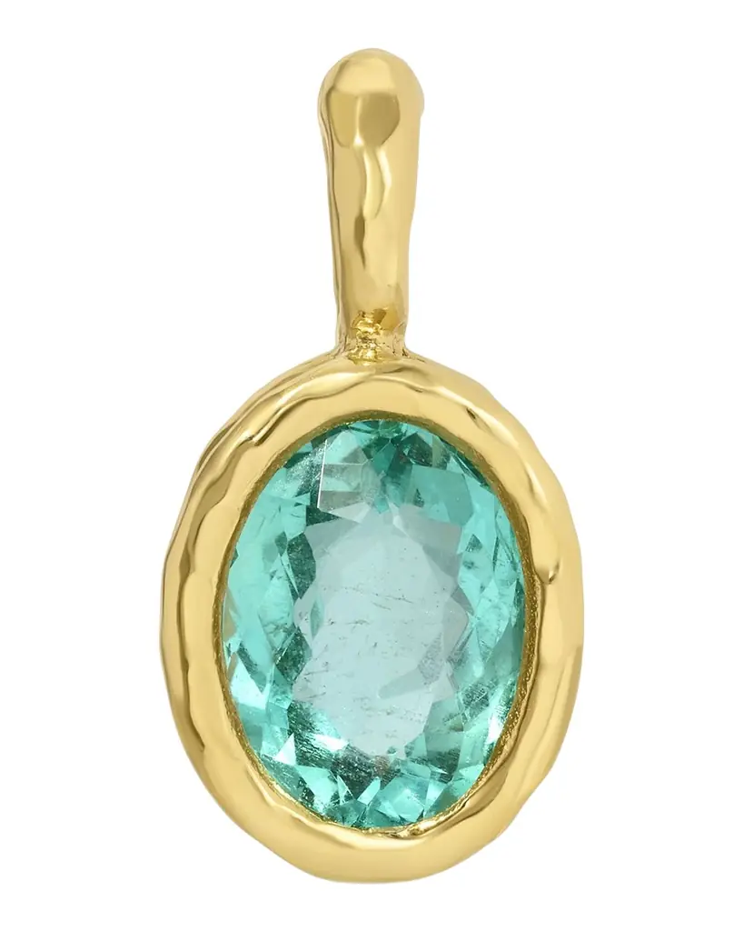 Octavia Elizabeth Hidden Gem Oval Vanadium Beryl Pendant | Image 1 Octavia Elizabeth Hidden Gem Oval Vanadium Beryl Pendant | Image 1