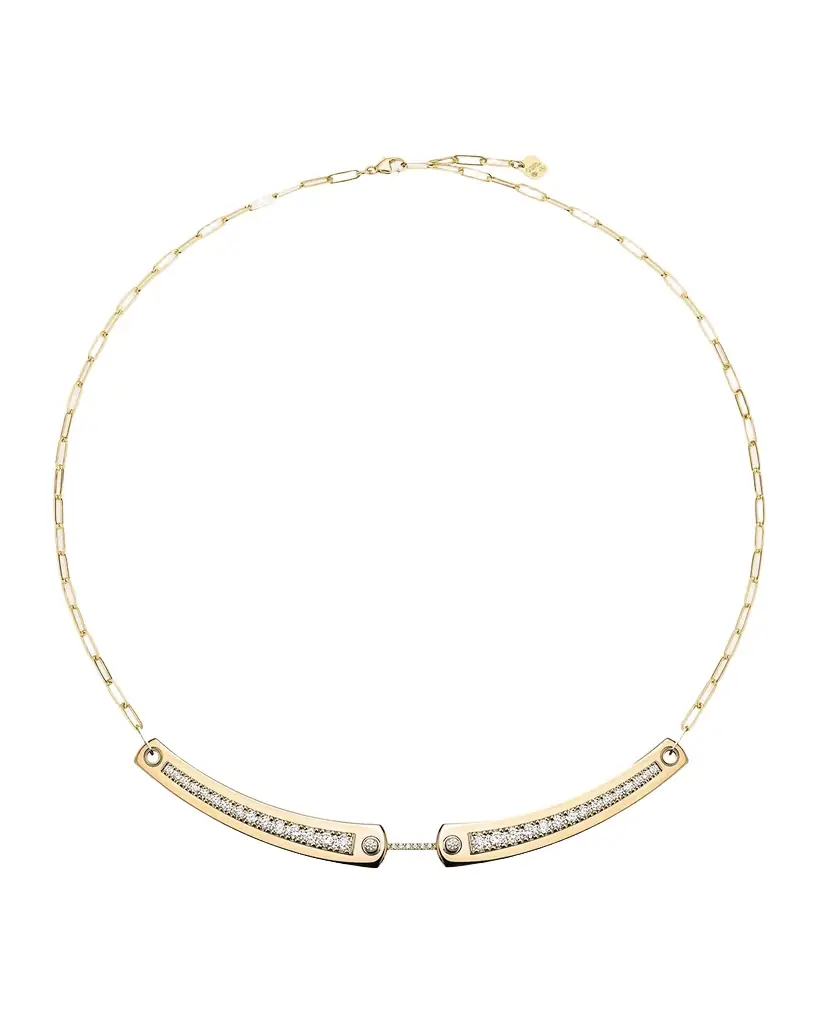 Nouvel Heritage 18K Yellow Gold Tuxedo Mood Necklace | Image 1 Nouvel Heritage 18K Yellow Gold Tuxedo Mood Necklace | Image 1