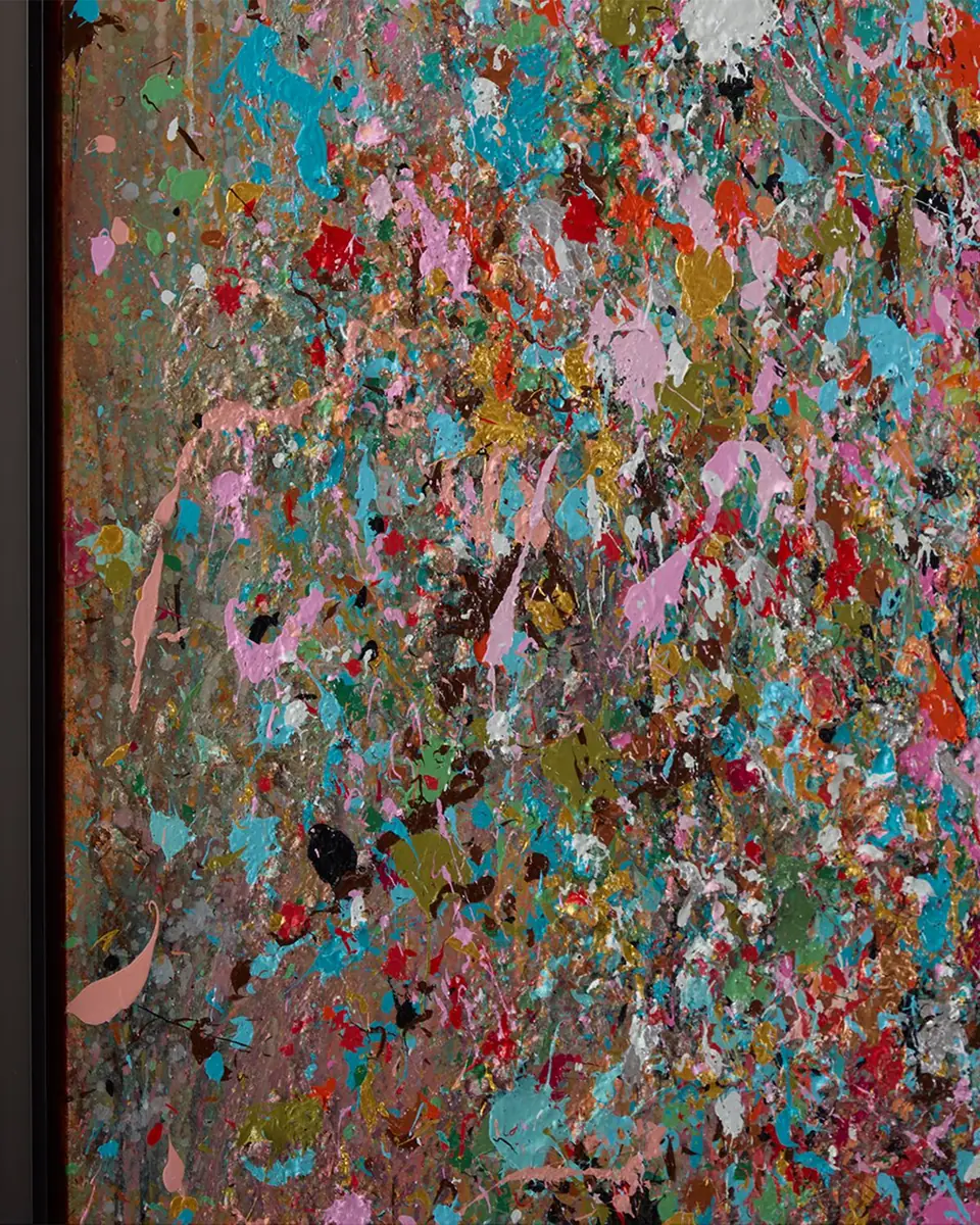 John-Richard Collection "Flickering Hues" Framed Original Painting by Teng Fei | Thumbnail 2 John-Richard Collection "Flickering Hues" Framed Original Painting by Teng Fei | Thumbnail 2