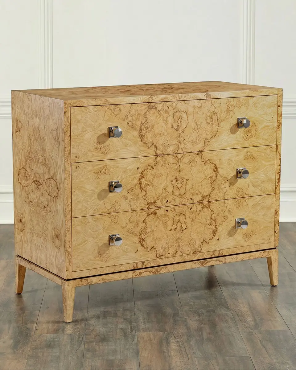 John-Richard Collection Olea 3-Drawer Chest | Image 1 John-Richard Collection Olea 3-Drawer Chest | Image 1