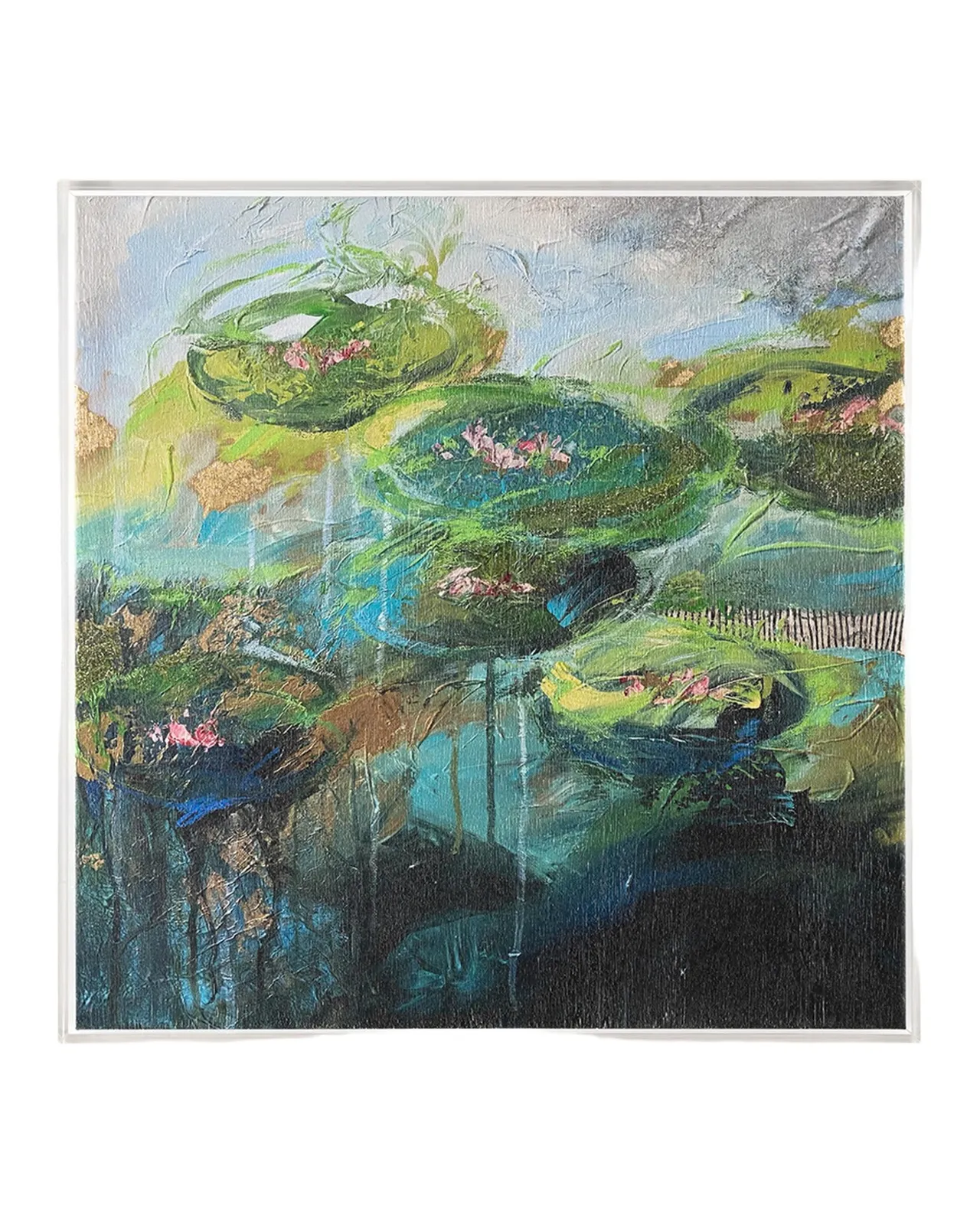 John-Richard Collection "Water Lilies" Framed Print by Susan Zulauf | Thumbnail 1 John-Richard Collection "Water Lilies" Framed Print by Susan Zulauf | Thumbnail 1