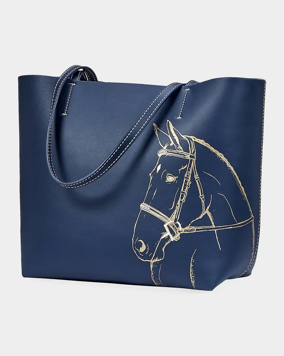 Gigi New York x Melissa Bamber Hunter Horse-Printed Leather Tote Bag | Thumbnail 5 Gigi New York x Melissa Bamber Hunter Horse-Printed Leather Tote Bag | Thumbnail 5