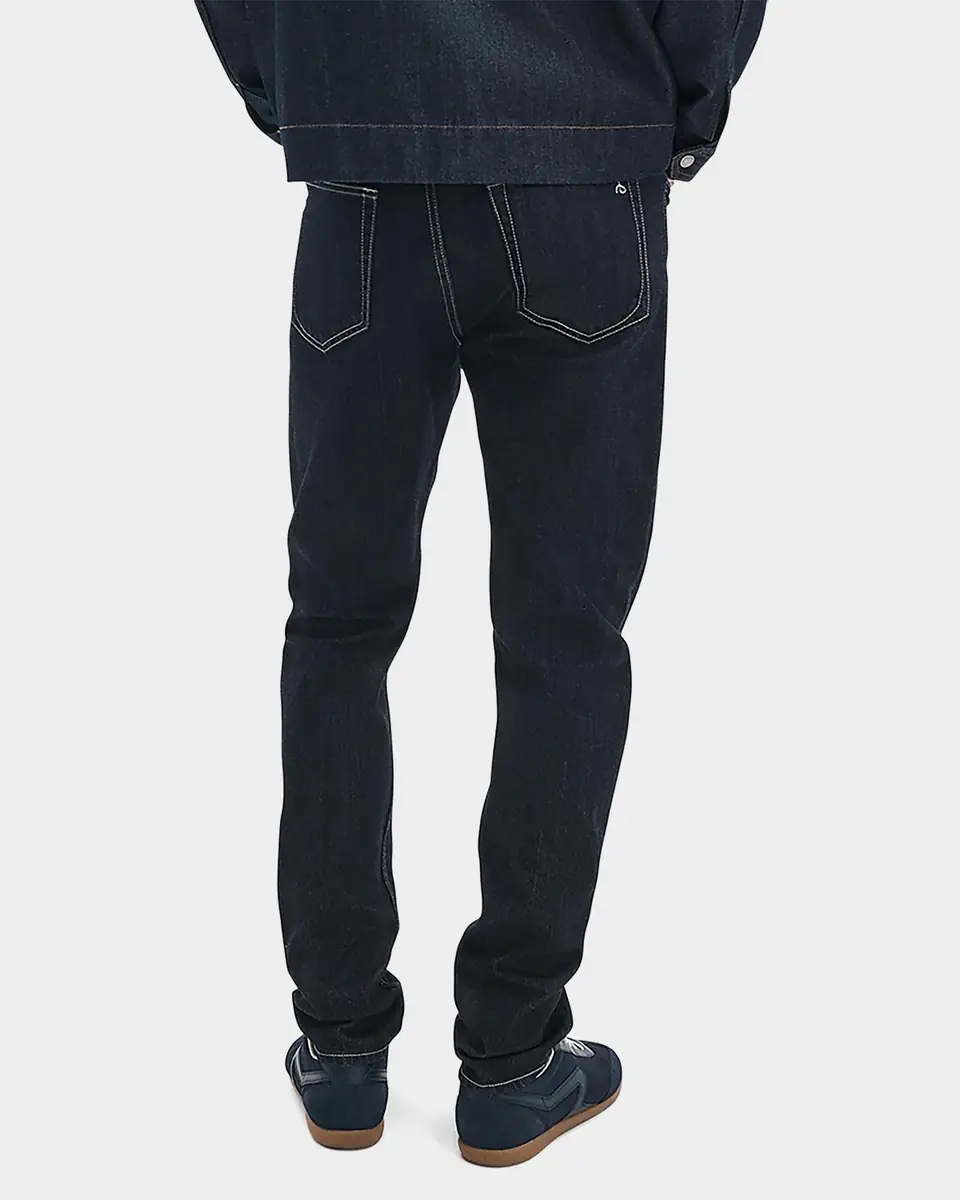 rag & bone Men's Belmont Contrast-Stitch Straight Leg Jeans | Thumbnail 3 rag & bone Men's Belmont Contrast-Stitch Straight Leg Jeans | Thumbnail 3