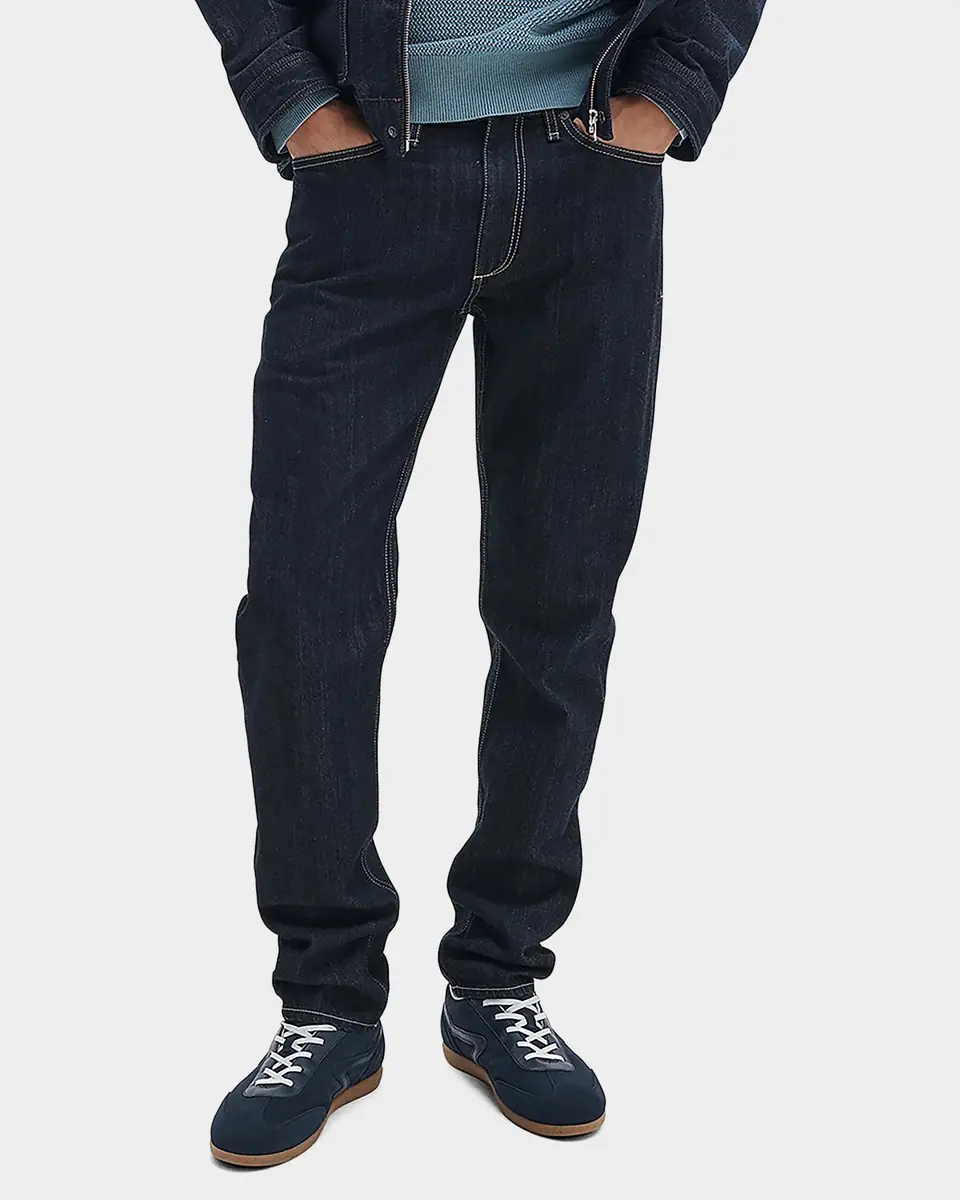 rag & bone Men's Belmont Contrast-Stitch Straight Leg Jeans | Thumbnail 4 rag & bone Men's Belmont Contrast-Stitch Straight Leg Jeans | Thumbnail 4