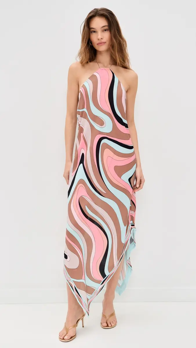 L'Agence Abstract Swirl Elise Dress | Thumbnail 2 L'Agence Abstract Swirl Elise Dress | Thumbnail 2