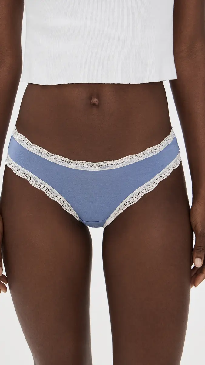 Stripe & Stare Original Knickers 4 Pack Denim Blues | Thumbnail 3