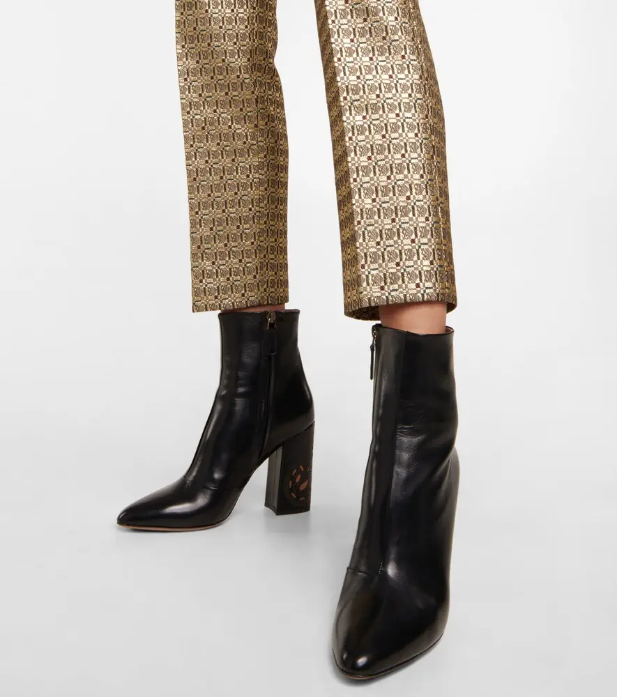 Etro Perforated leather ankle boots | Thumbnail 2