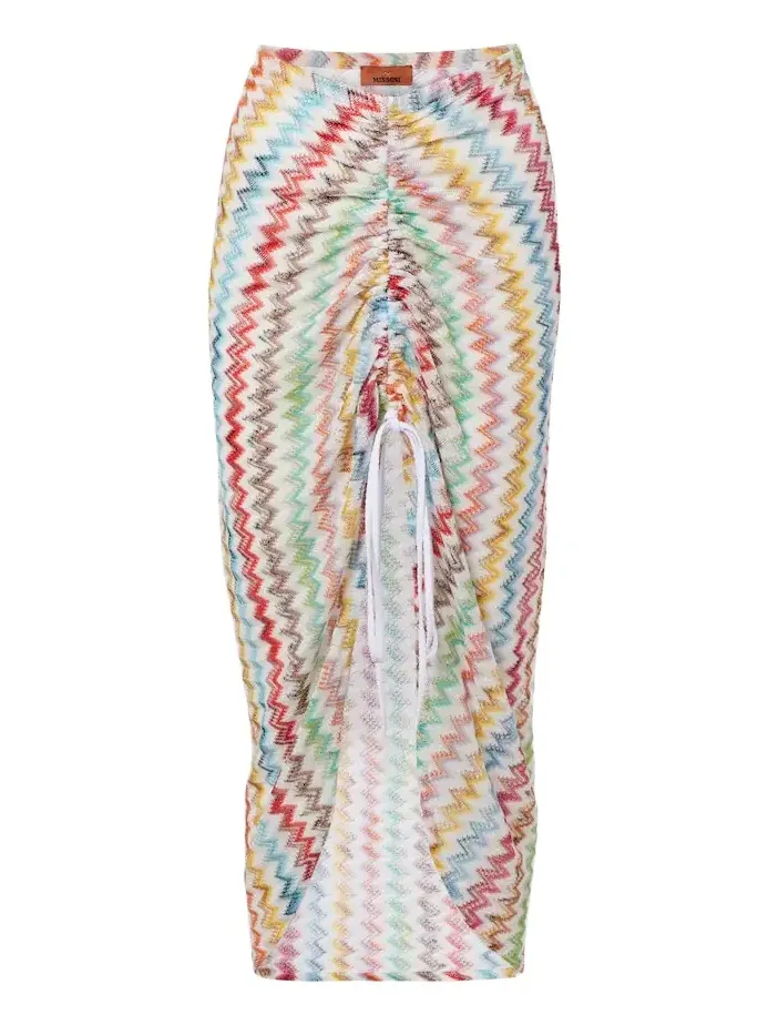Zigzag asymmetric midi skirt Zigzag asymmetric midi skirt