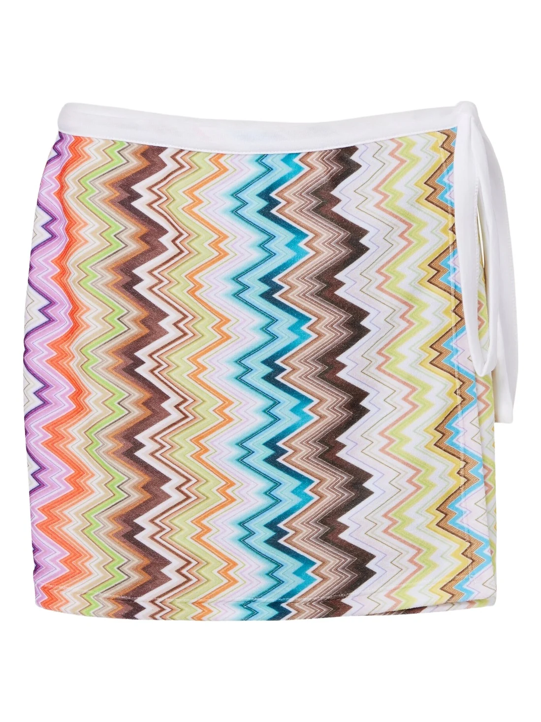 Zigzag wrap skirt