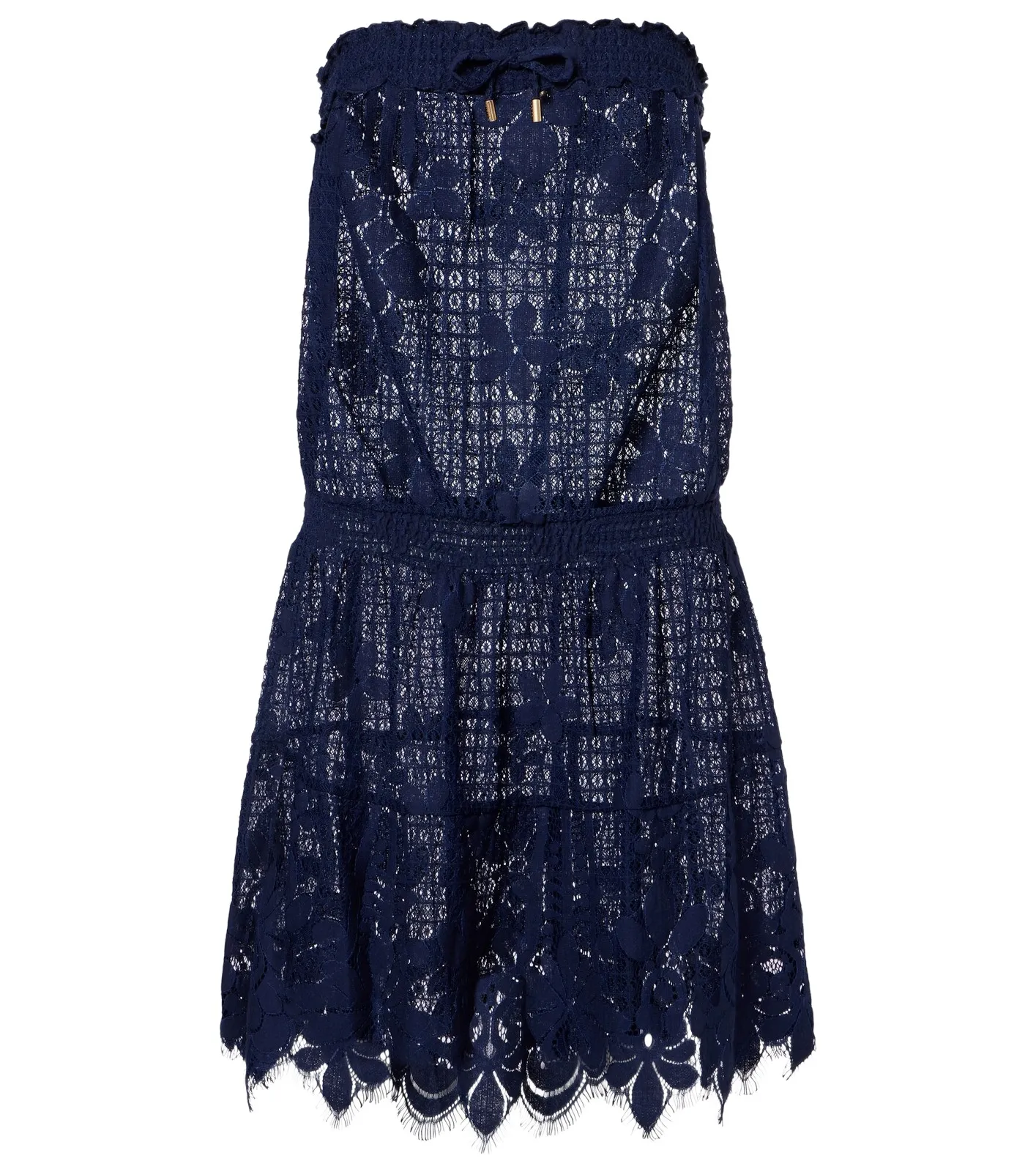 Isla HS cotton-blend lace romper