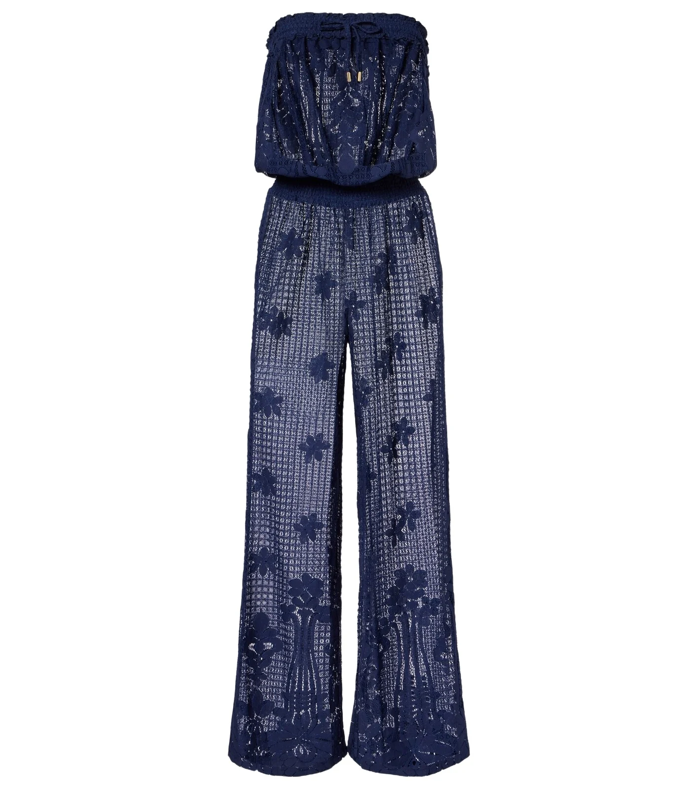 Viv HS cotton-blend lace romper