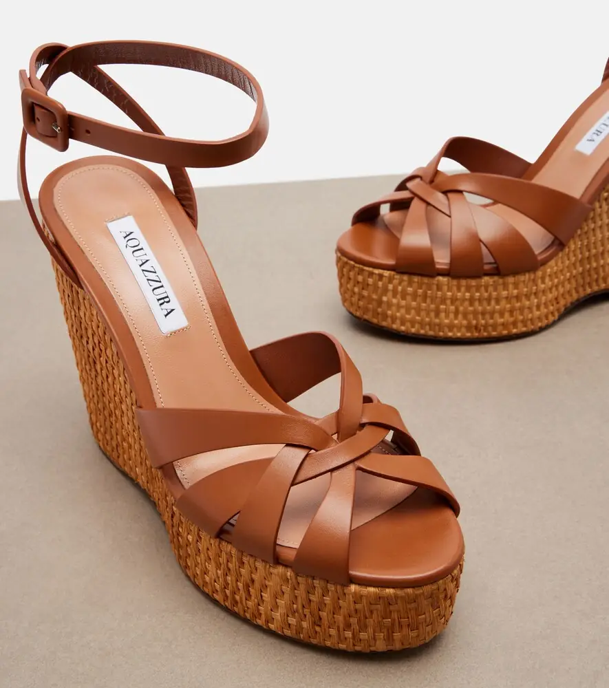 Aquazzura Copacabana leather wedge sandals | Thumbnail 2 Aquazzura Copacabana leather wedge sandals | Thumbnail 2