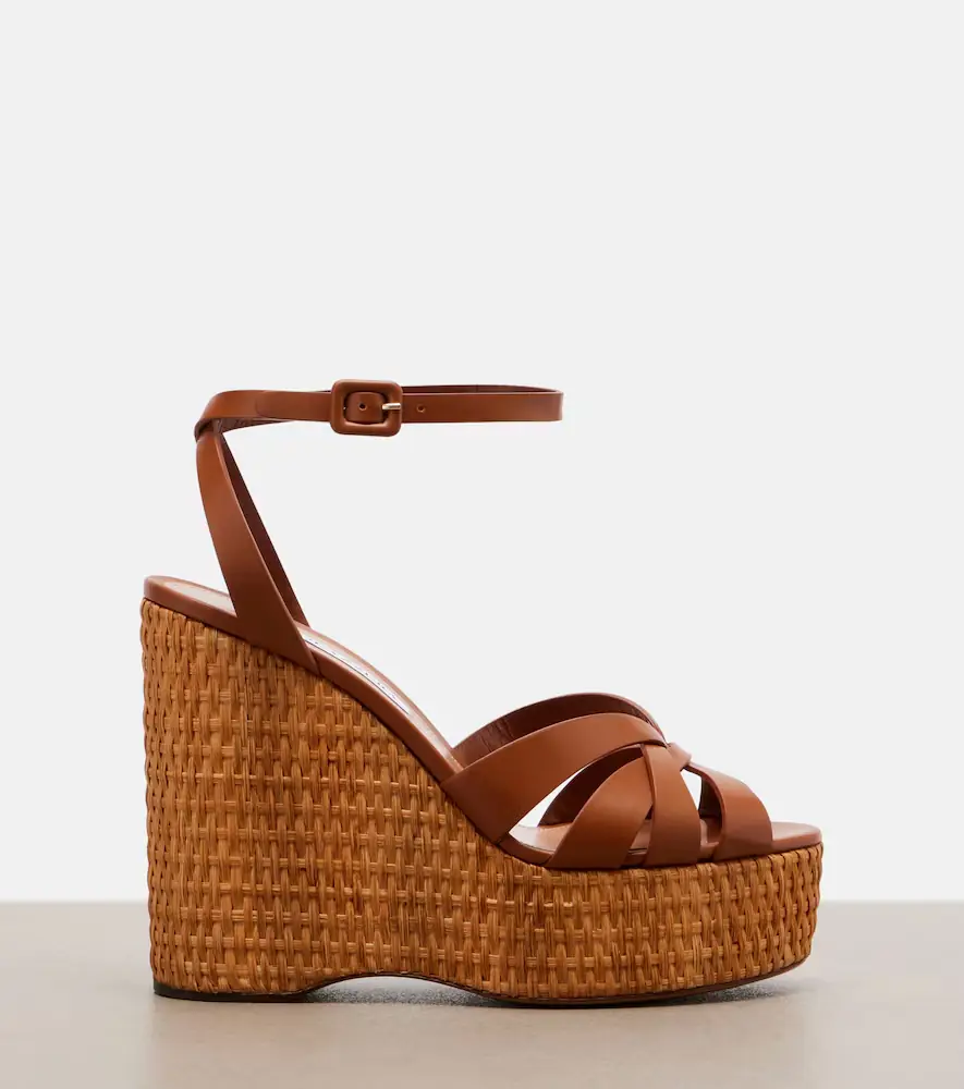 Aquazzura Copacabana leather wedge sandals | Thumbnail 3 Aquazzura Copacabana leather wedge sandals | Thumbnail 3