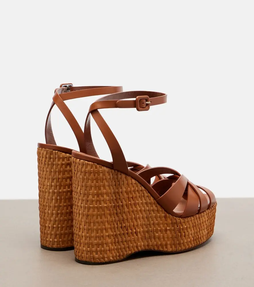 Aquazzura Copacabana leather wedge sandals | Thumbnail 4 Aquazzura Copacabana leather wedge sandals | Thumbnail 4