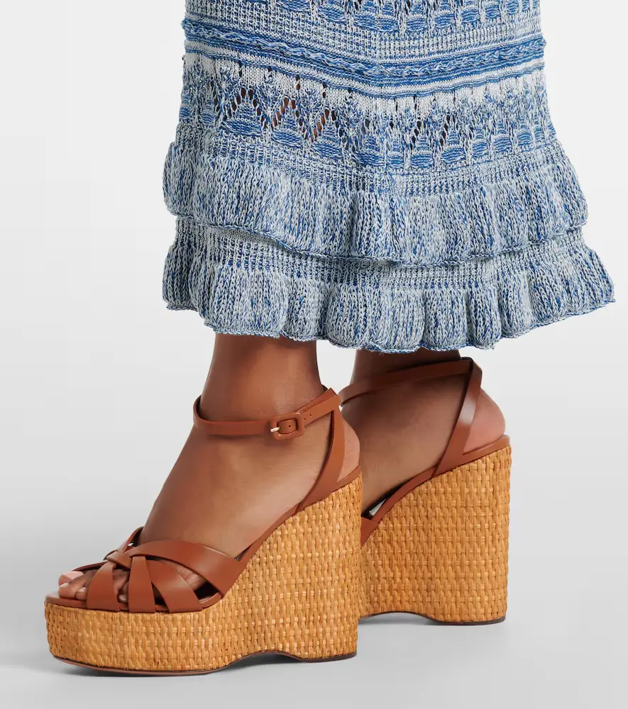 Aquazzura Copacabana leather wedge sandals | Thumbnail 6 Aquazzura Copacabana leather wedge sandals | Thumbnail 6