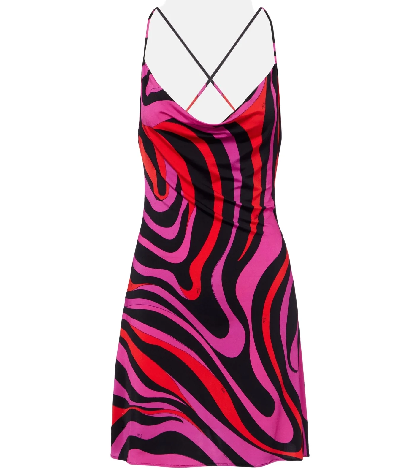 Marmo draped jersey satin minidress Marmo draped jersey satin minidress